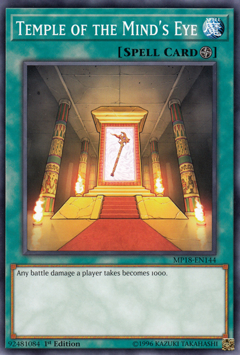 Temple of the Mind's Eye [MP18-EN144] Common | Pegasus Games WI
