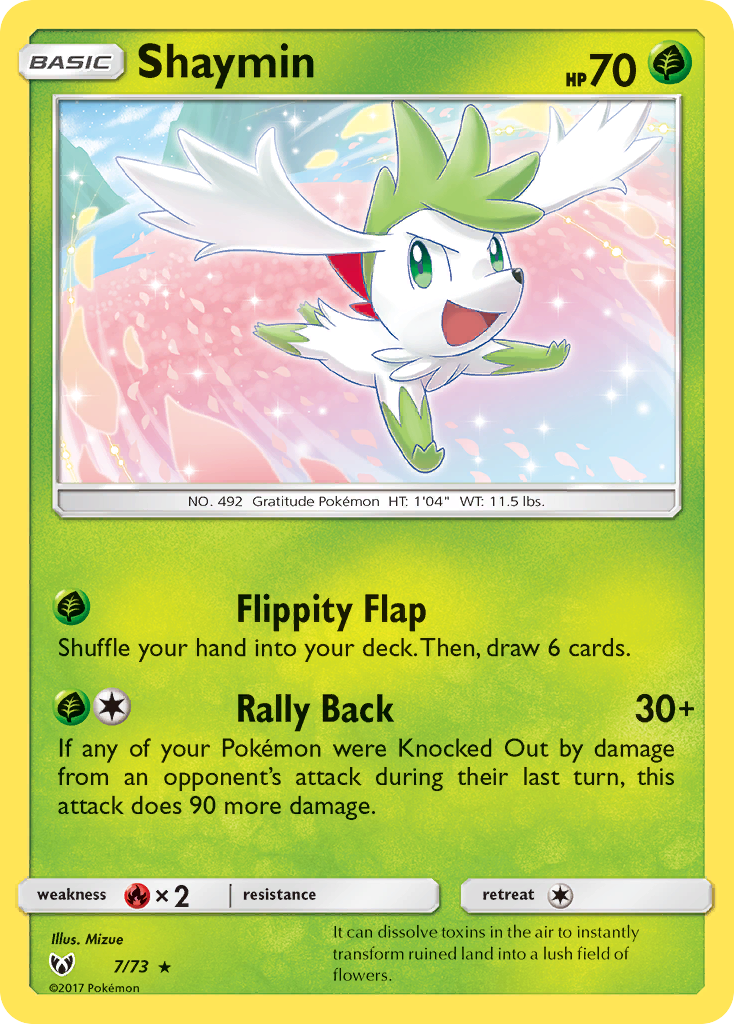 Shaymin (7/73) [Sun & Moon: Shining Legends] | Pegasus Games WI