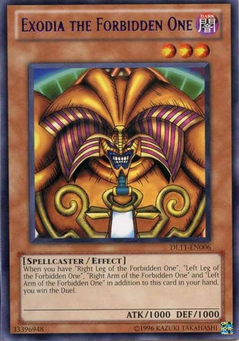 Exodia the Forbidden One (Purple) [DL11-EN006] Rare | Pegasus Games WI