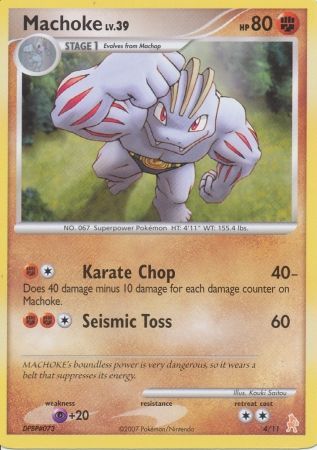 Machoke (4/11) [Diamond & Pearl: Trainer Kit - Lucario] | Pegasus Games WI