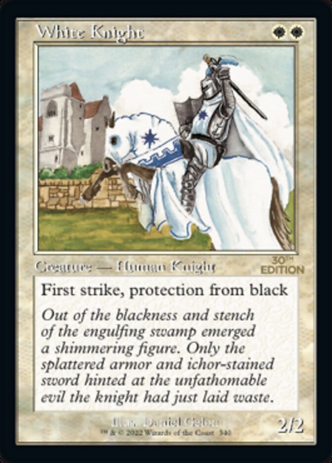 White Knight (Retro) [30th Anniversary Edition] | Pegasus Games WI