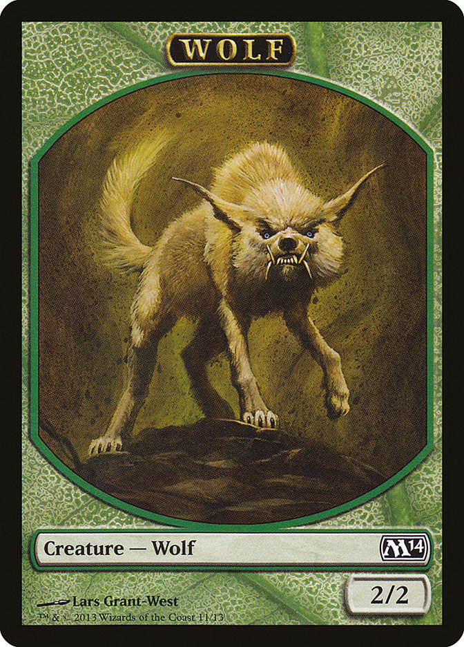 Wolf Token [Magic 2014 Tokens] | Pegasus Games WI