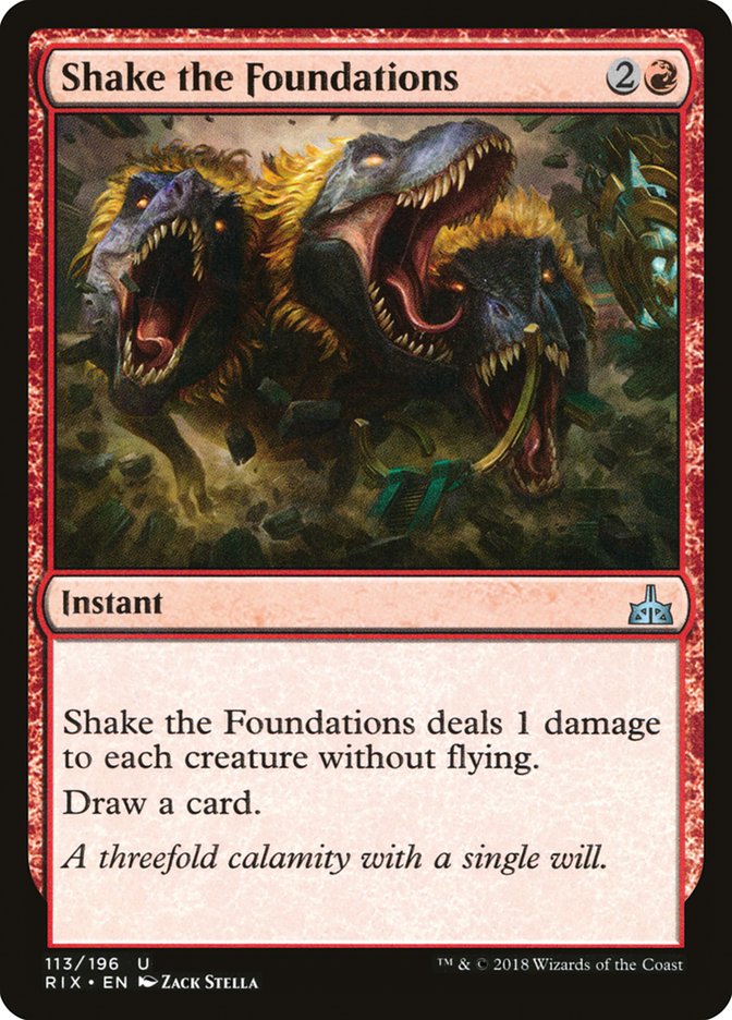 Shake the Foundations [Rivals of Ixalan] | Pegasus Games WI