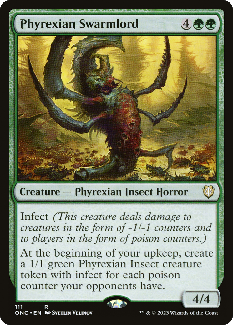 Phyrexian Swarmlord [Phyrexia: All Will Be One Commander] | Pegasus Games WI