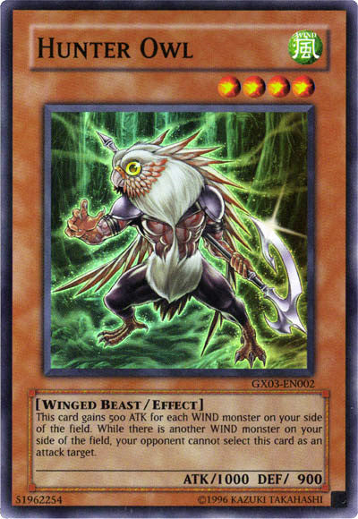 Hunter Owl [GX03-EN002] Super Rare | Pegasus Games WI