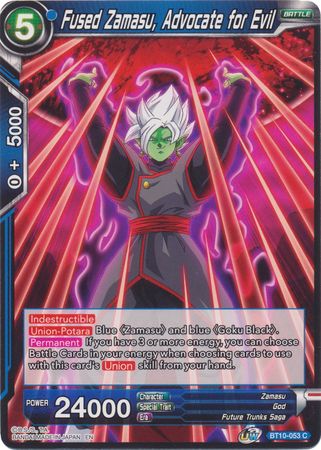 Fused Zamasu, Advocate for Evil (BT10-053) [Rise of the Unison Warrior 2nd Edition] | Pegasus Games WI