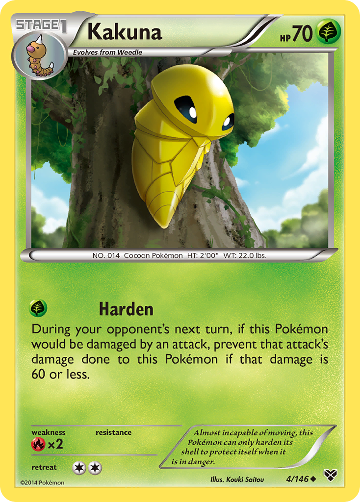 Kakuna (4/146) [XY: Base Set] | Pegasus Games WI