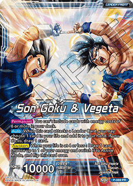 Son Goku & Vegeta // Miracle Strike Gogeta [P-069] | Pegasus Games WI