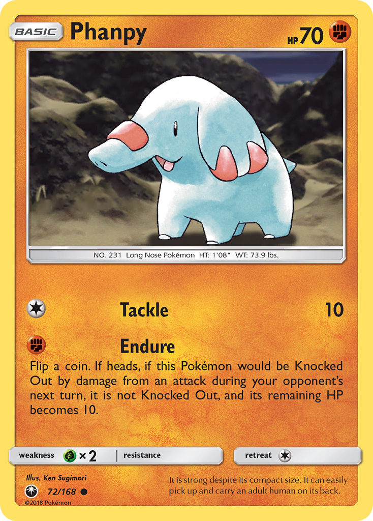 Phanpy (72/168) [Sun & Moon: Celestial Storm] | Pegasus Games WI