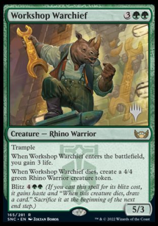 Workshop Warchief (Promo Pack) [Streets of New Capenna Promos] | Pegasus Games WI
