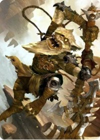 Teeterpeak Ambusher Art Card [Zendikar Rising Art Series] | Pegasus Games WI