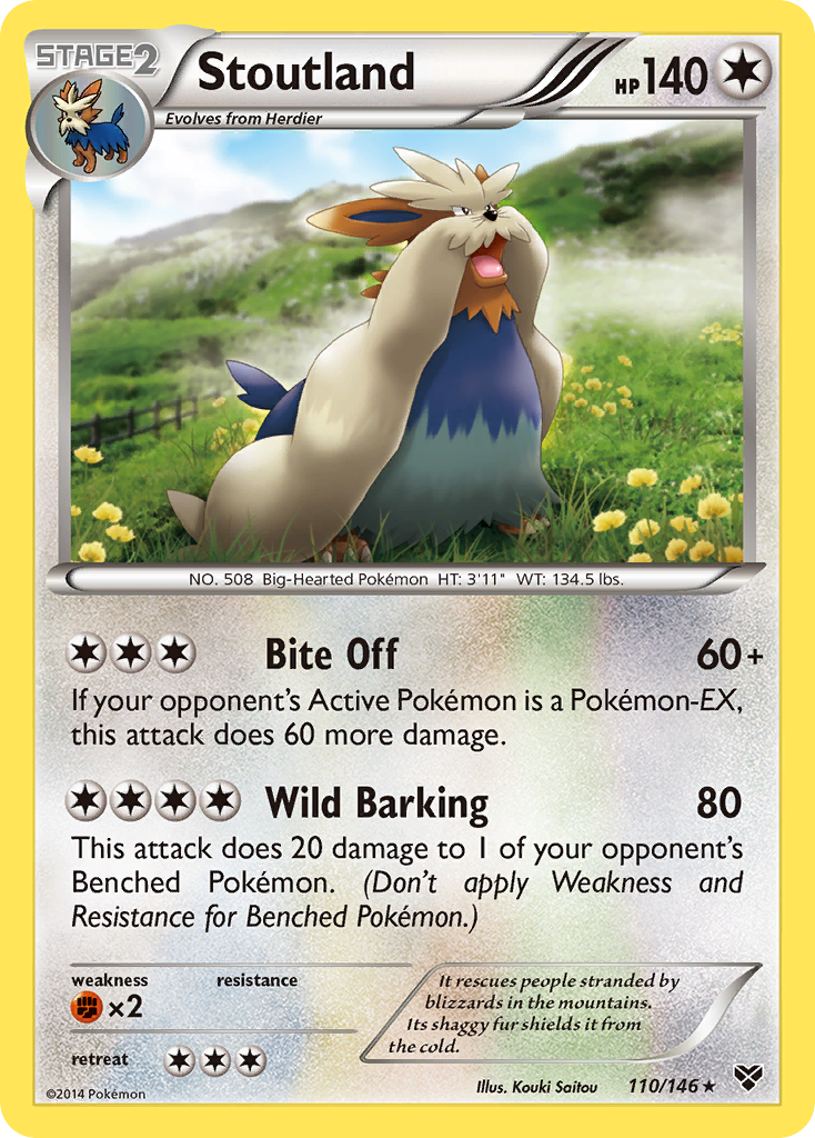 Stoutland (110/146) [XY: Base Set] | Pegasus Games WI