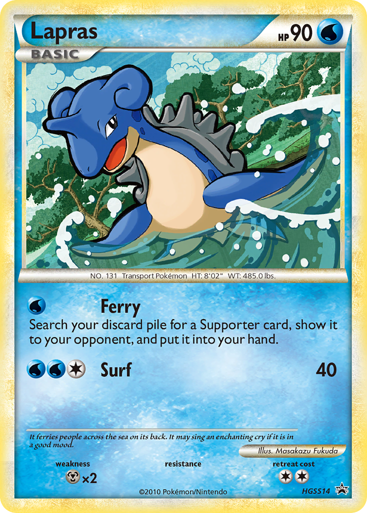 Lapras (HGSS14) [HeartGold & SoulSilver: Black Star Promos] | Pegasus Games WI