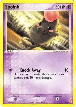 Spoink (7/12) [EX: Trainer Kit 2 - Plusle] | Pegasus Games WI