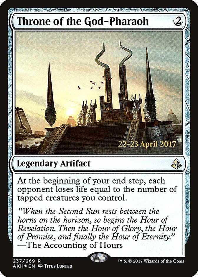 Throne of the God-Pharaoh [Amonkhet Prerelease Promos] | Pegasus Games WI