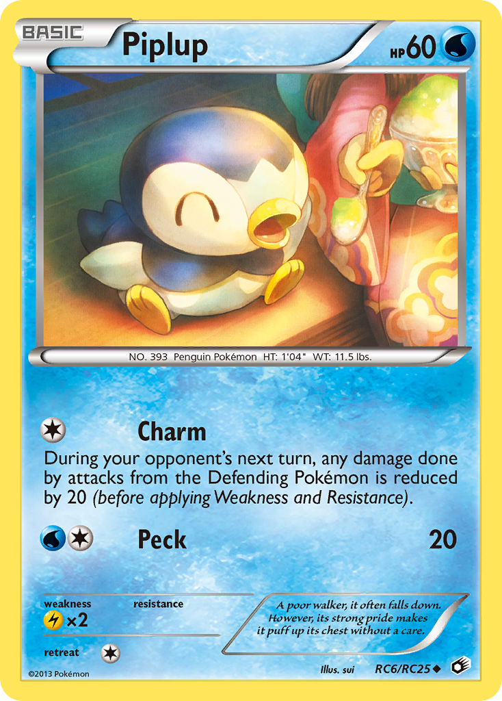 Piplup (RC6/RC25) [Black & White: Legendary Treasures] | Pegasus Games WI