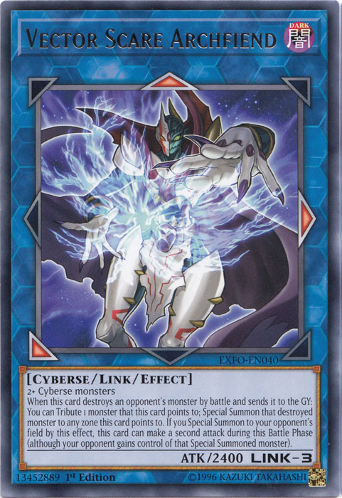 Vector Scare Archfiend [EXFO-EN040] Rare | Pegasus Games WI
