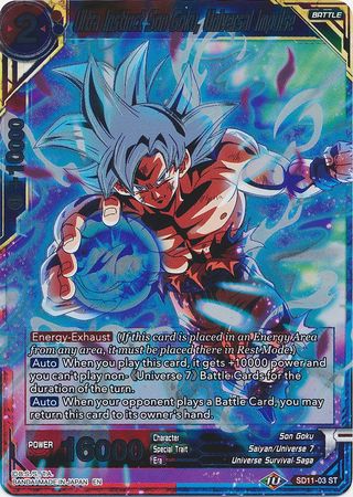 Ultra Instinct Son Goku, Universal Impulse (Gold Stamped) (Starter Deck Exclusive) (SD11-03) [Universal Onslaught] | Pegasus Games WI