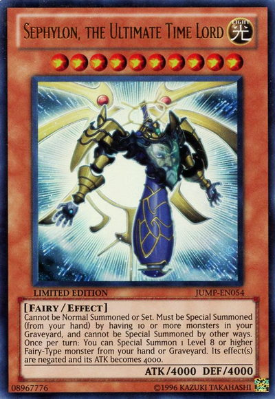 Sephylon, the Ultimate Time Lord [JUMP-EN054] Ultra Rare | Pegasus Games WI