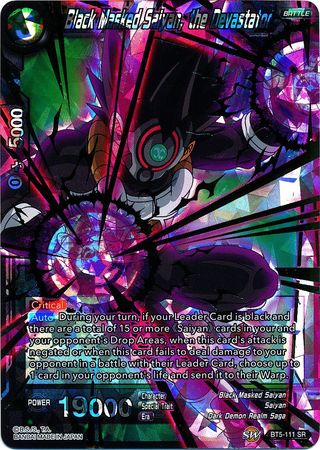 Black Masked Saiyan, the Devastator (BT5-111) [Miraculous Revival] | Pegasus Games WI