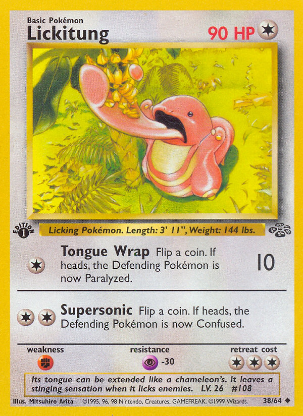 Lickitung (38/64) [Jungle 1st Edition] | Pegasus Games WI