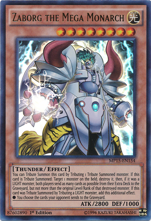 Zaborg the Mega Monarch [MP15-EN154] Ultra Rare | Pegasus Games WI