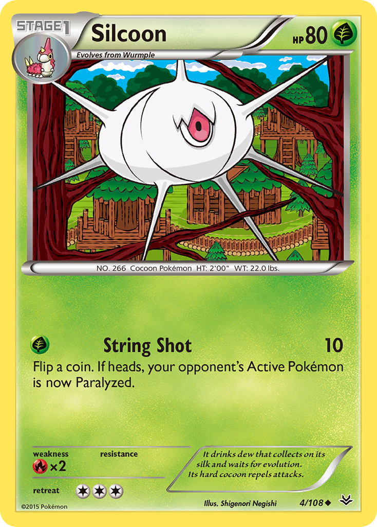 Silcoon (4/108) [XY: Roaring Skies] | Pegasus Games WI