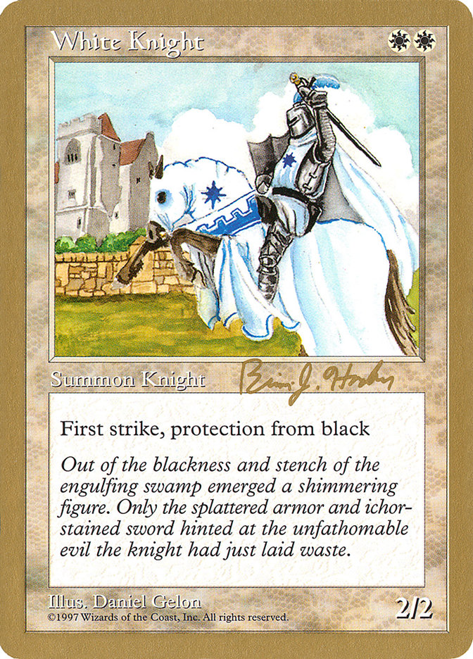 White Knight (Brian Hacker) [World Championship Decks 1998] | Pegasus Games WI