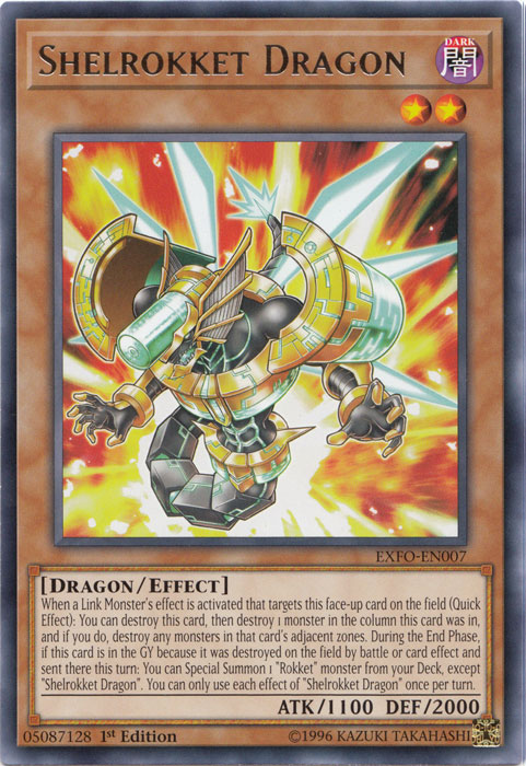 Shelrokket Dragon [EXFO-EN007] Rare | Pegasus Games WI