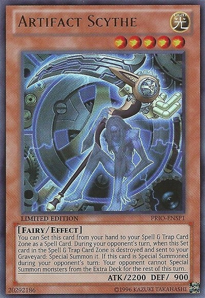 Artifact Scythe [PRIO-ENSP1] Ultra Rare | Pegasus Games WI