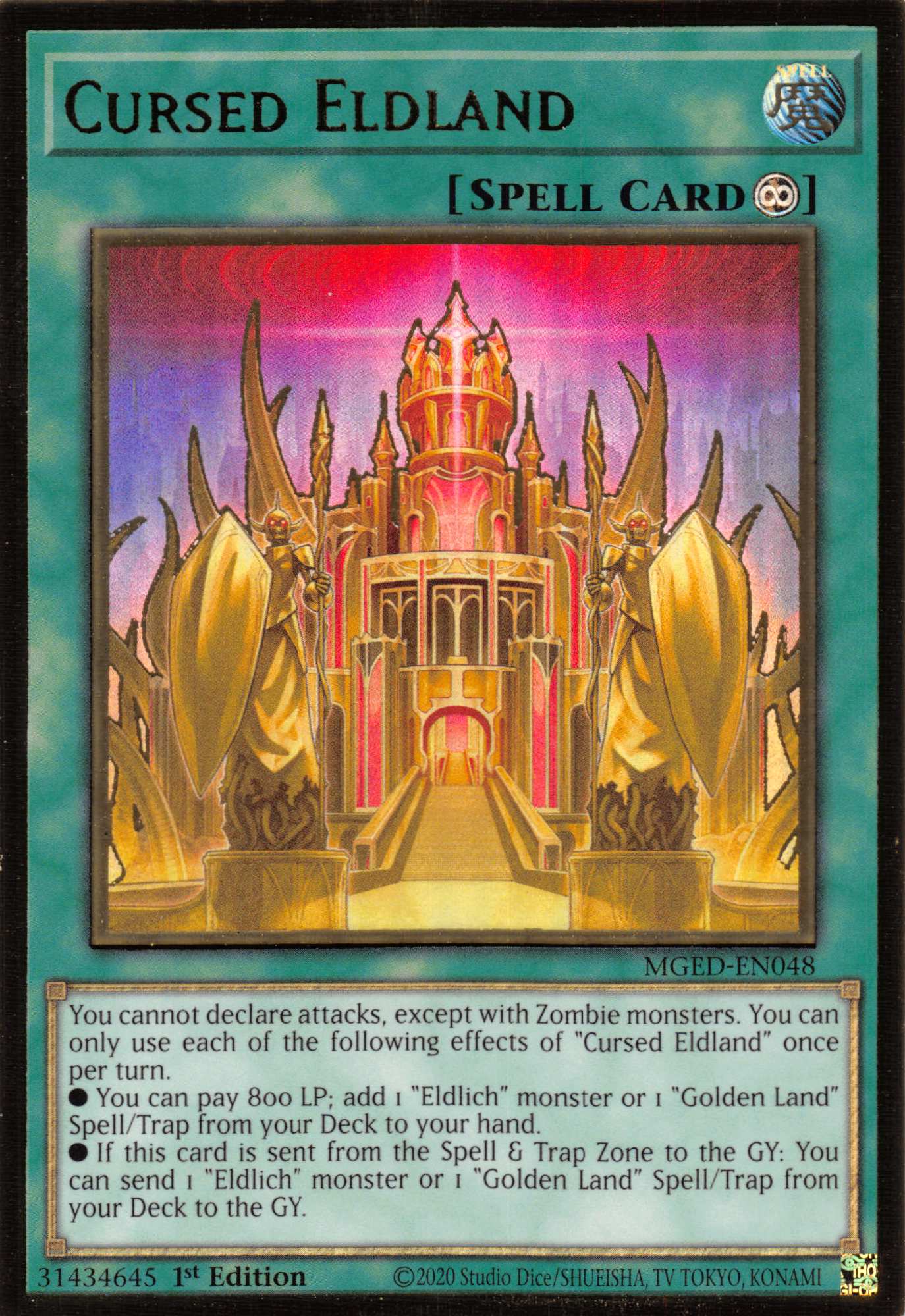 Cursed Eldland [MGED-EN048] Gold Rare | Pegasus Games WI