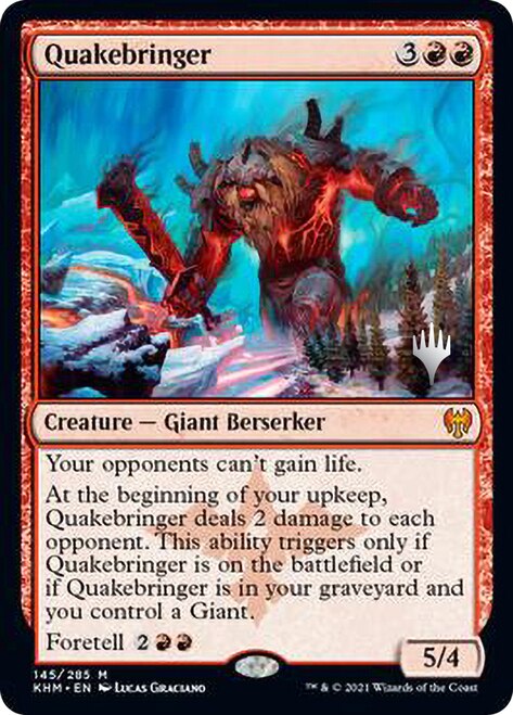 Quakebringer (Promo Pack) [Kaldheim Promos] | Pegasus Games WI