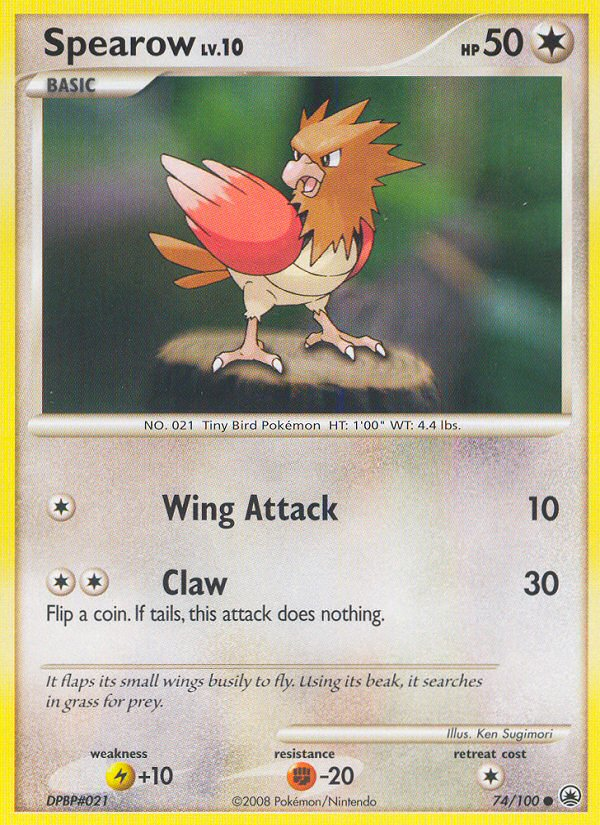 Spearow (74/100) [Diamond & Pearl: Majestic Dawn] | Pegasus Games WI