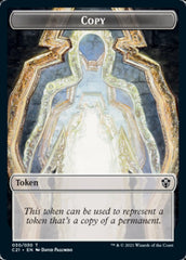 Copy // Fractal Double-Sided Token [Commander 2021 Tokens] | Pegasus Games WI
