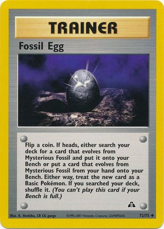 Fossil Egg (72/75) [Neo Discovery Unlimited] | Pegasus Games WI