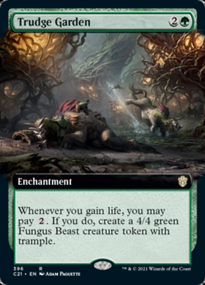 Trudge Garden (Extended Art) [Commander 2021] | Pegasus Games WI