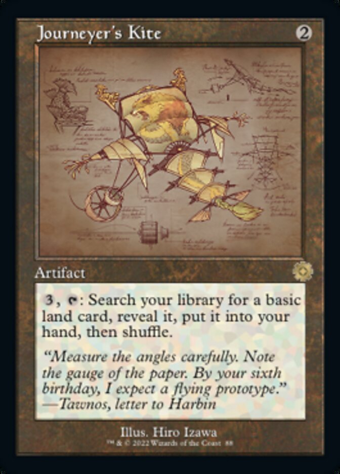 Journeyer's Kite (Retro Schematic) [The Brothers' War Retro Artifacts] | Pegasus Games WI
