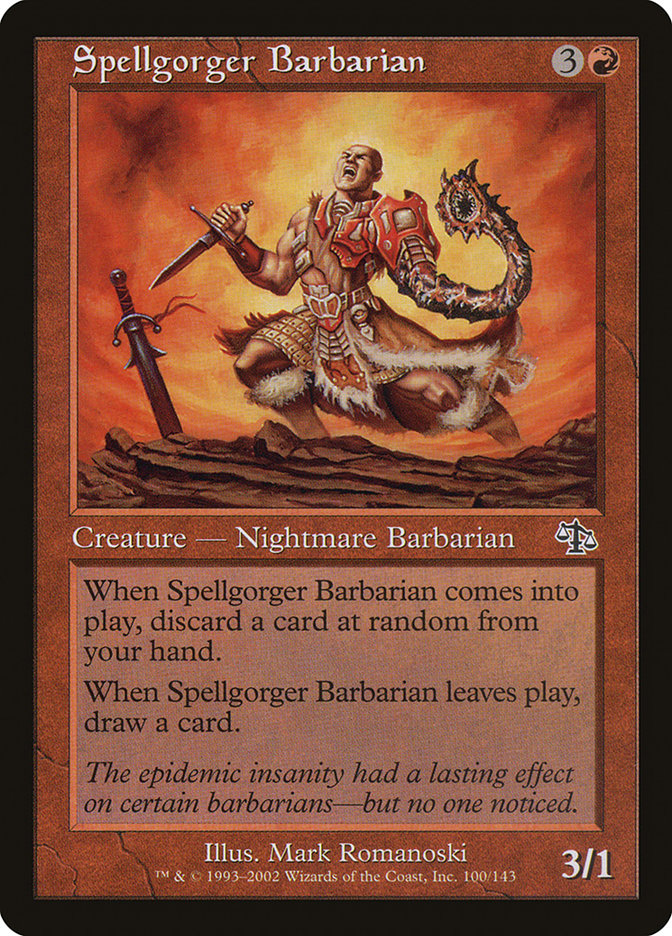 Spellgorger Barbarian [Judgment] | Pegasus Games WI