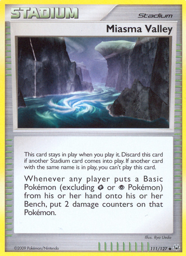 Miasma Valley (111/127) [Platinum: Base Set] | Pegasus Games WI