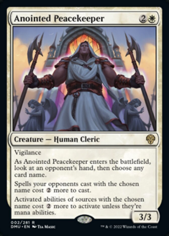 Anointed Peacekeeper [Dominaria United] | Pegasus Games WI