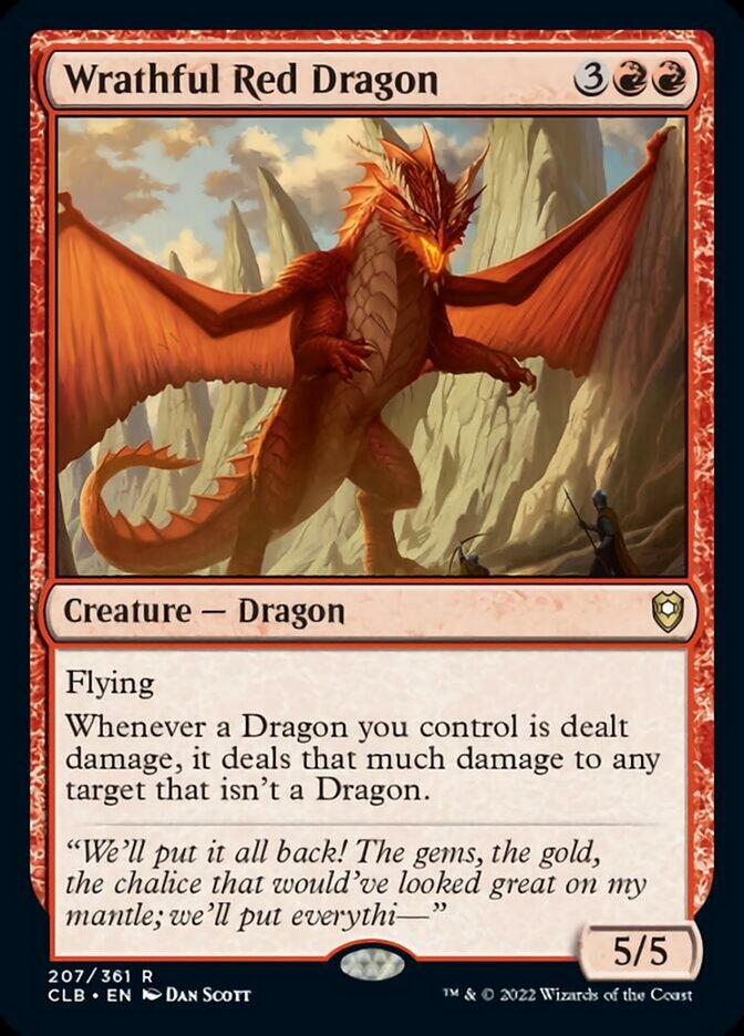 Wrathful Red Dragon [Commander Legends: Battle for Baldur's Gate] | Pegasus Games WI