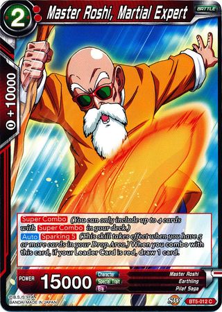 Master Roshi, Martial Expert (BT5-012) [Miraculous Revival] | Pegasus Games WI