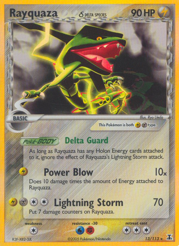 Rayquaza (13/113) (Delta Species) [EX: Delta Species] | Pegasus Games WI