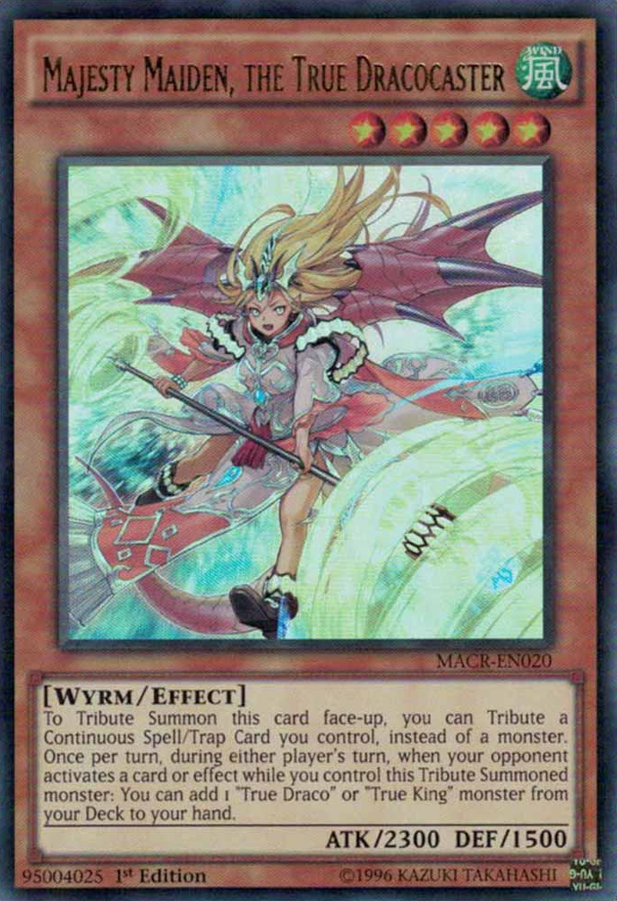Majesty Maiden, the True Dracocaster [MACR-EN020] Ultra Rare | Pegasus Games WI