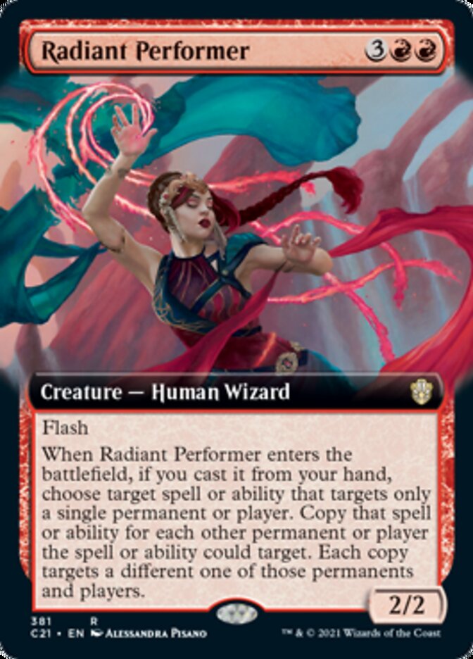 Radiant Performer (Extended Art) [Commander 2021] | Pegasus Games WI