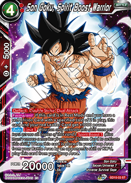 Son Goku, Spirit Boost Warrior (Starter Deck - Pride of the Saiyans) (SD15-03) [Cross Spirits] | Pegasus Games WI