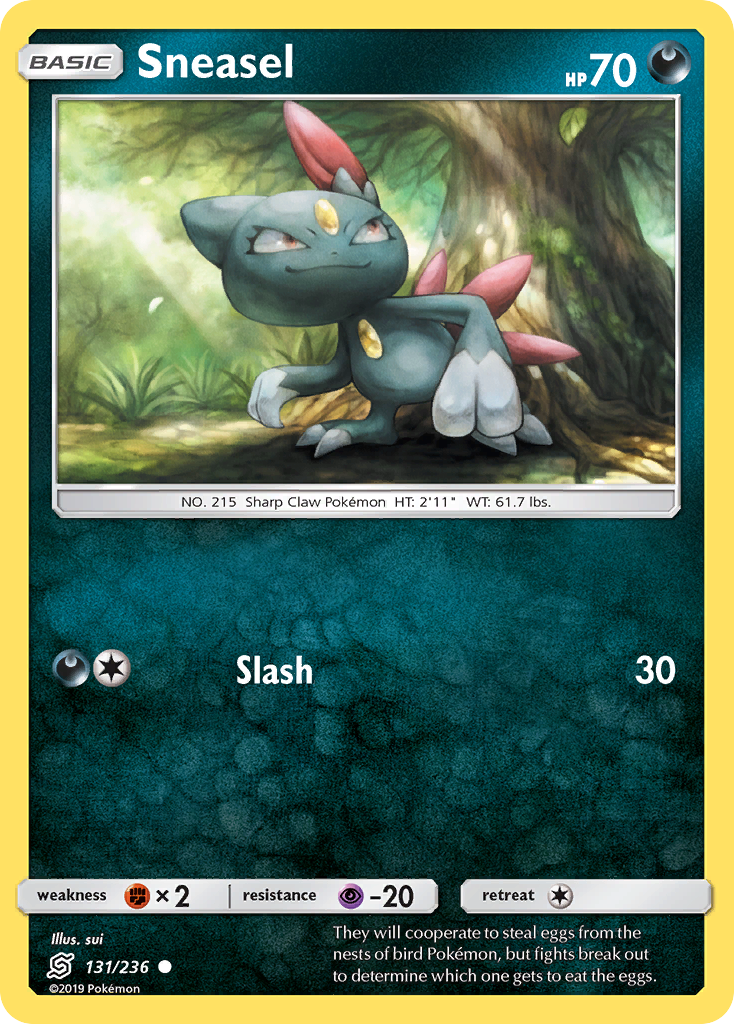 Sneasel (131/236) [Sun & Moon: Unified Minds] | Pegasus Games WI