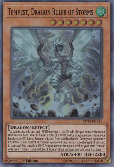 Tempest, Dragon Ruler of Storms [MYFI-EN045] Super Rare | Pegasus Games WI