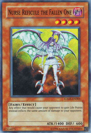 Nurse Reficule the Fallen One [GX05-EN001] Super Rare | Pegasus Games WI