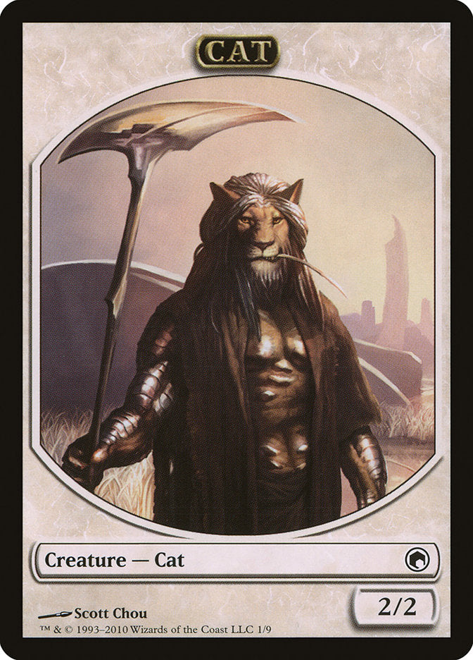 Cat Token [Scars of Mirrodin Tokens] | Pegasus Games WI